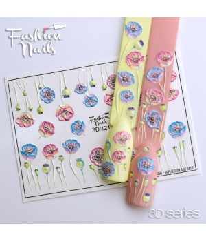 3D Слайдер Fashion Nails №121